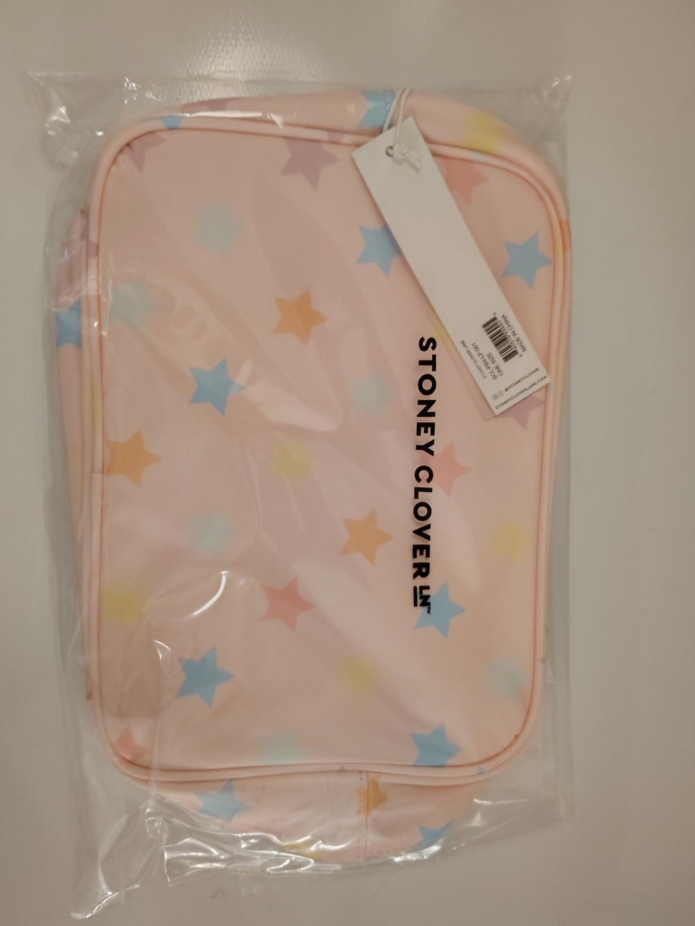 Stoney Clover Lane Pastel Pink Star Large Utility Pouch